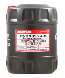 80W-90 Hypoid GLS GL-4/GL-5 LS/MT-1